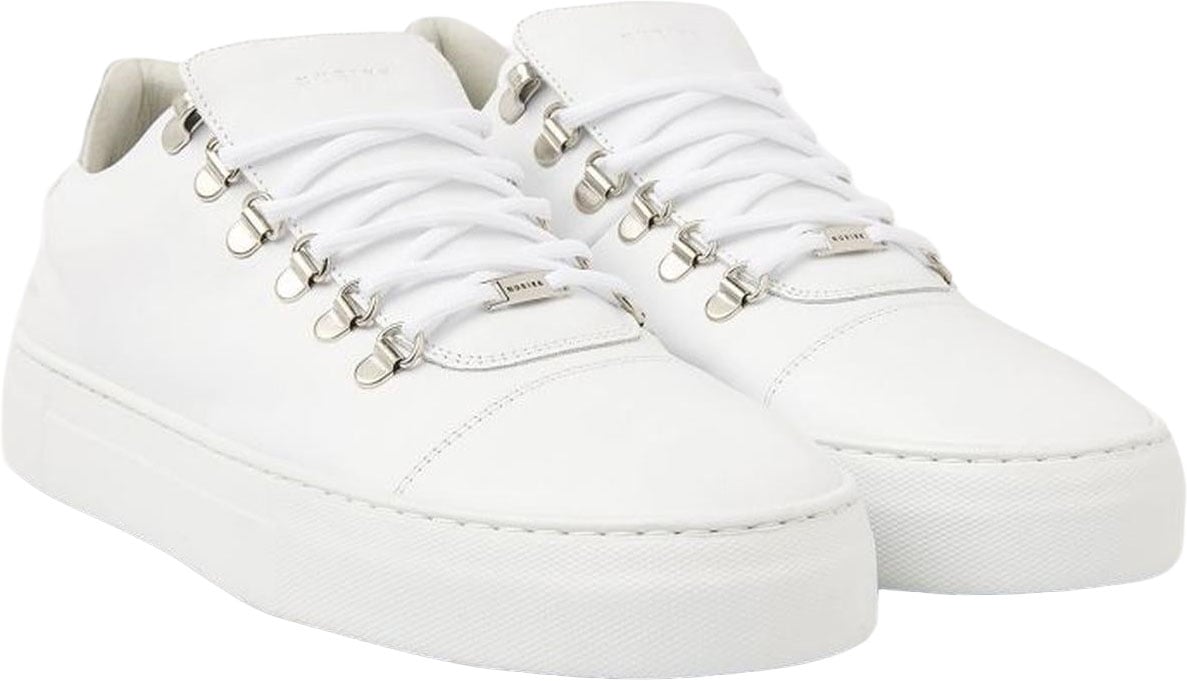 Nubikk Heren Jagger Classic Sneaker Wit Wit
