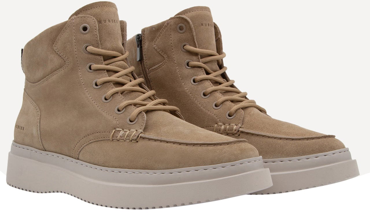 Nubikk Jonah Arctic Fur | Taupe Boots voor Heren Divers