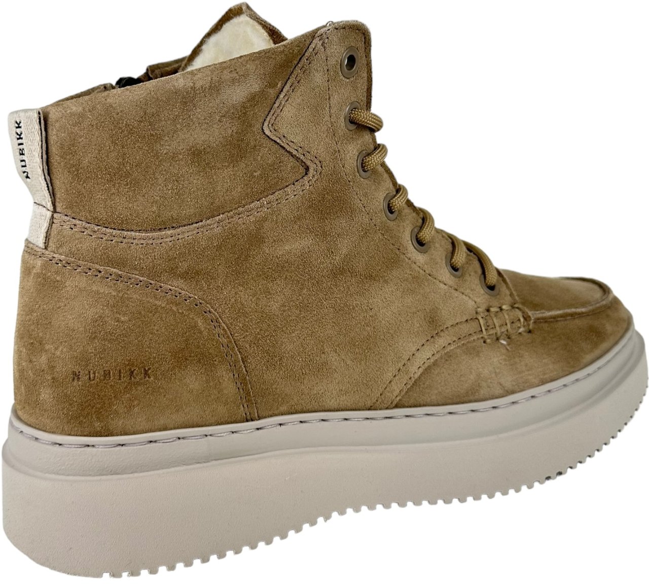 Nubikk Jonah Arctic Fur | Taupe Boots voor Heren Divers