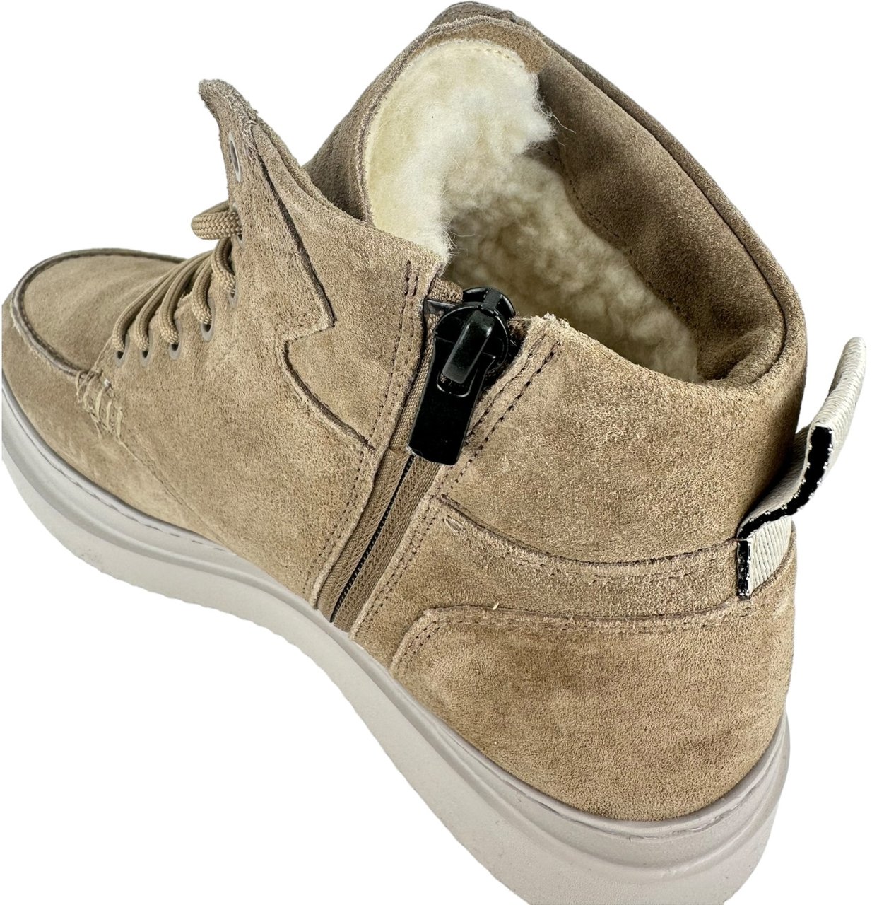 Nubikk Jonah Arctic Fur | Taupe Boots voor Heren Divers