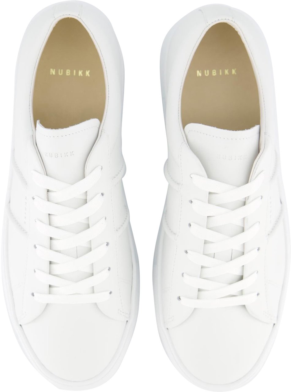 Nubikk Heren Jagger Morris Sneaker Wit Wit