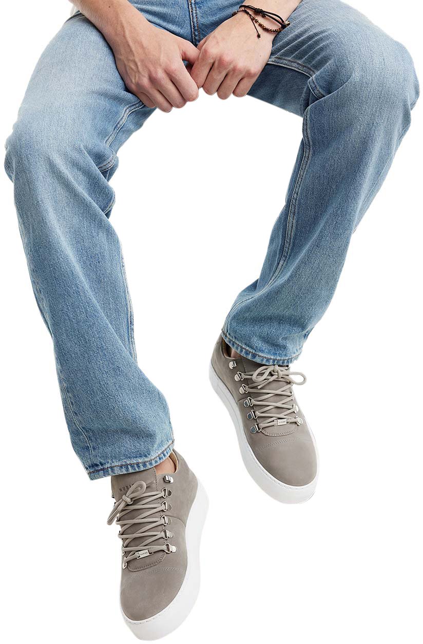 Nubikk Jagger Classic | Lichtgrijze Sneakers voor Heren Divers