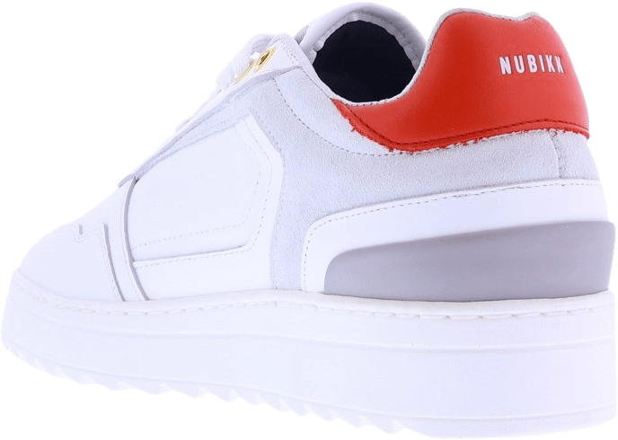 Nubikk Heren Cliff Cane Sneaker Wit Wit