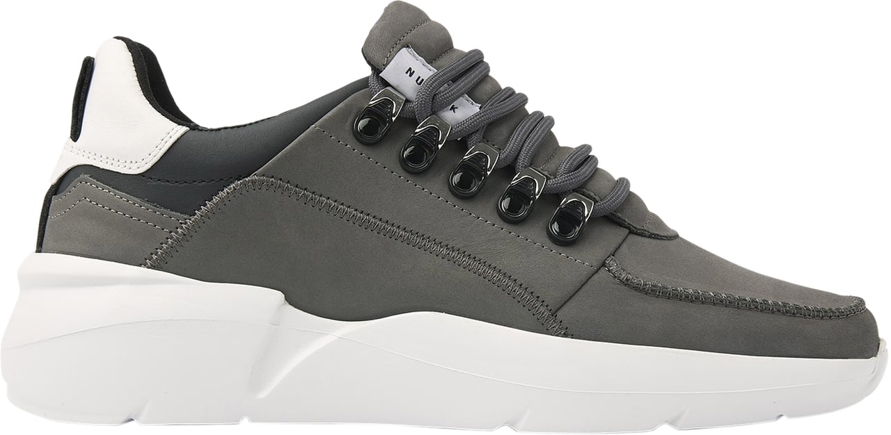 Nubikk Roque Roman | Donkergrijze Sneakers voor Heren Divers