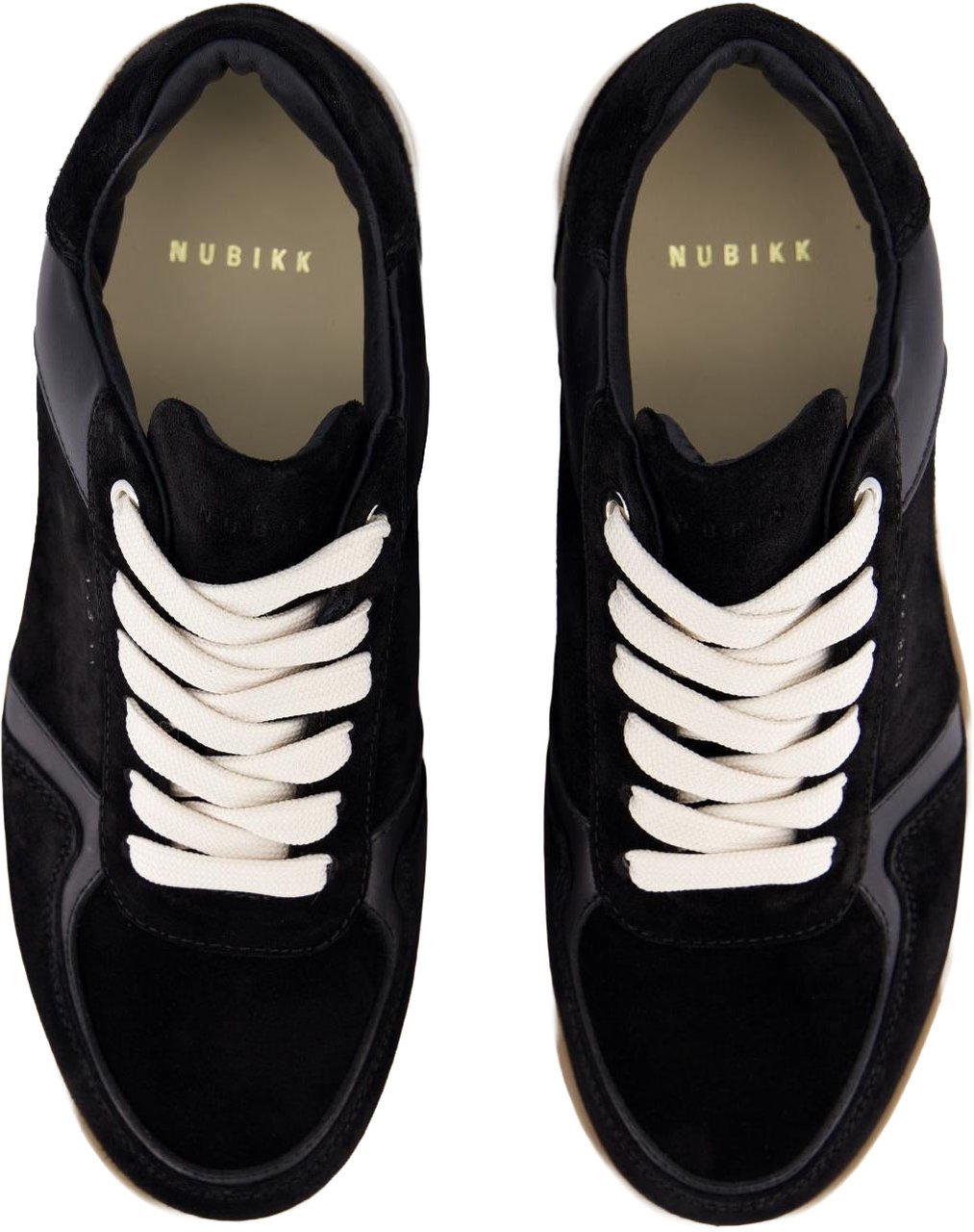 Nubikk Dames Bayou Platform Sneaker Zwart Zwart