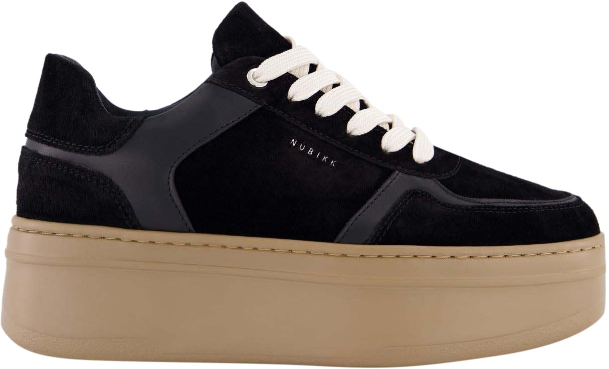 Nubikk Dames Bayou Platform Sneaker Zwart Zwart