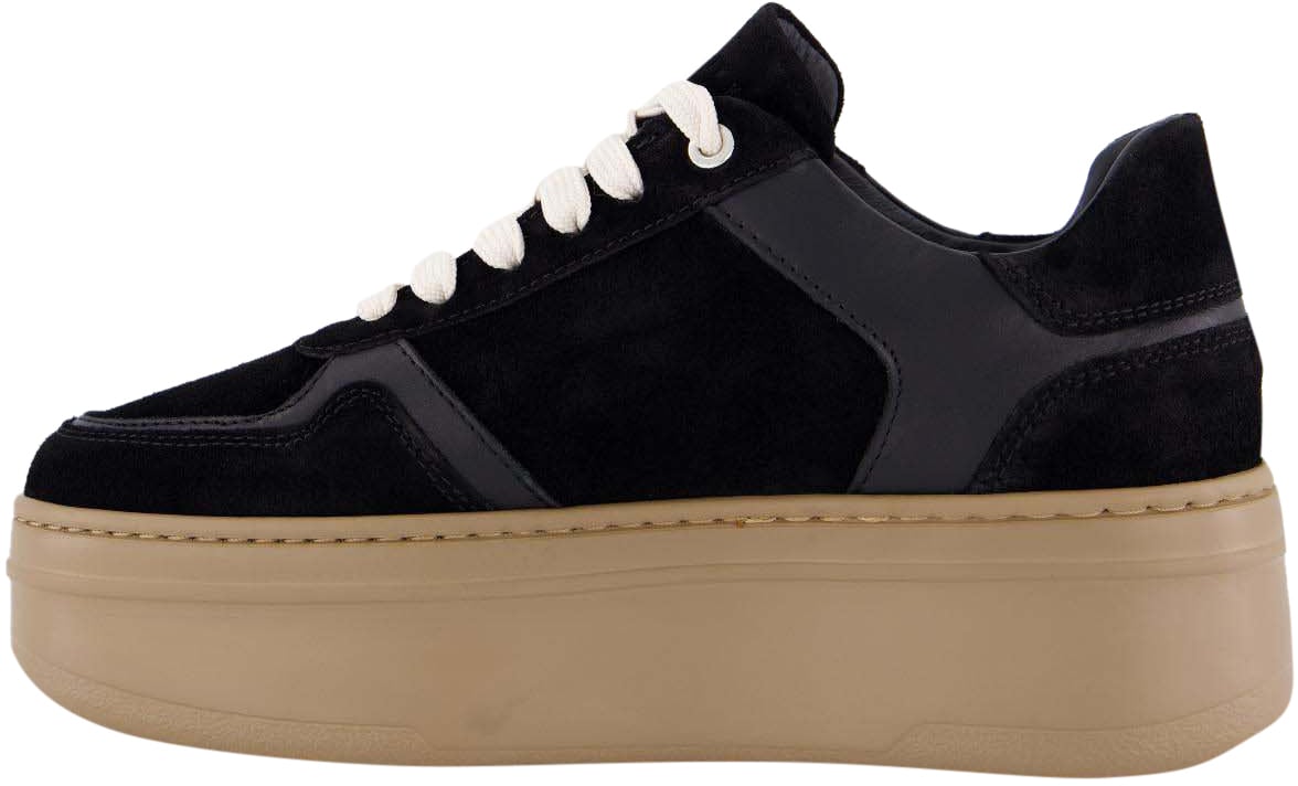 Nubikk Dames Bayou Platform Sneaker Zwart Zwart
