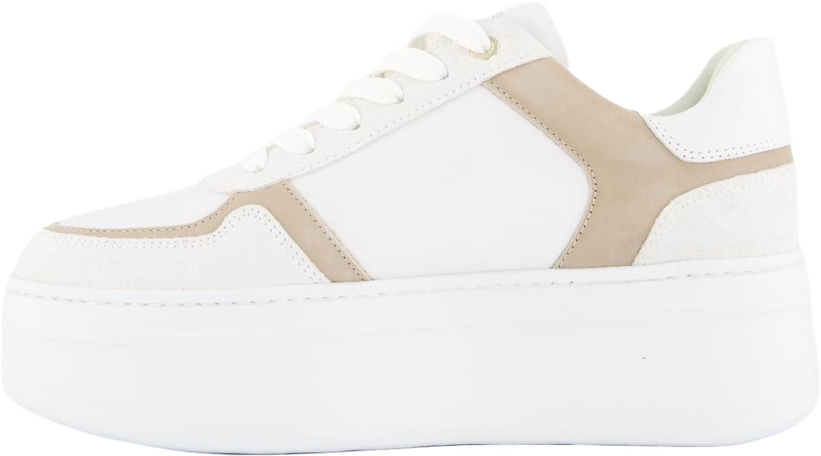 Nubikk Dames Bayou Platform Sneaker Wit Wit