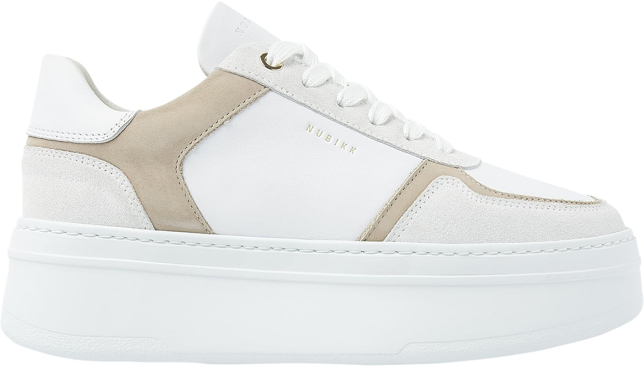 Nubikk Bayou Platform | Taupe Sneaker voor Dames Divers