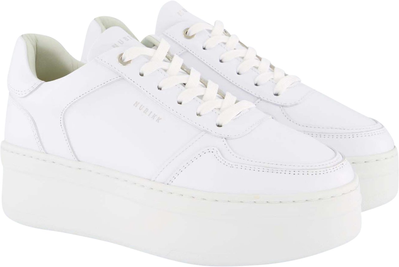 Nubikk Dames Bayou Platform Sneaker Wit Wit