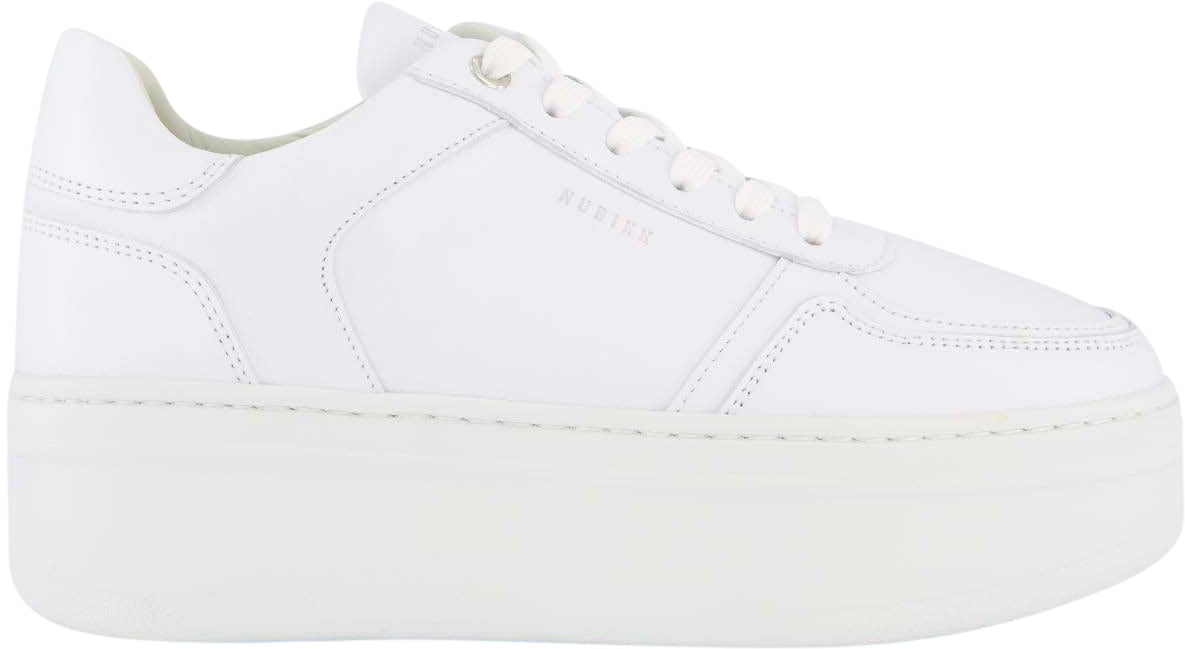 Nubikk Dames Bayou Platform Sneaker Wit Wit
