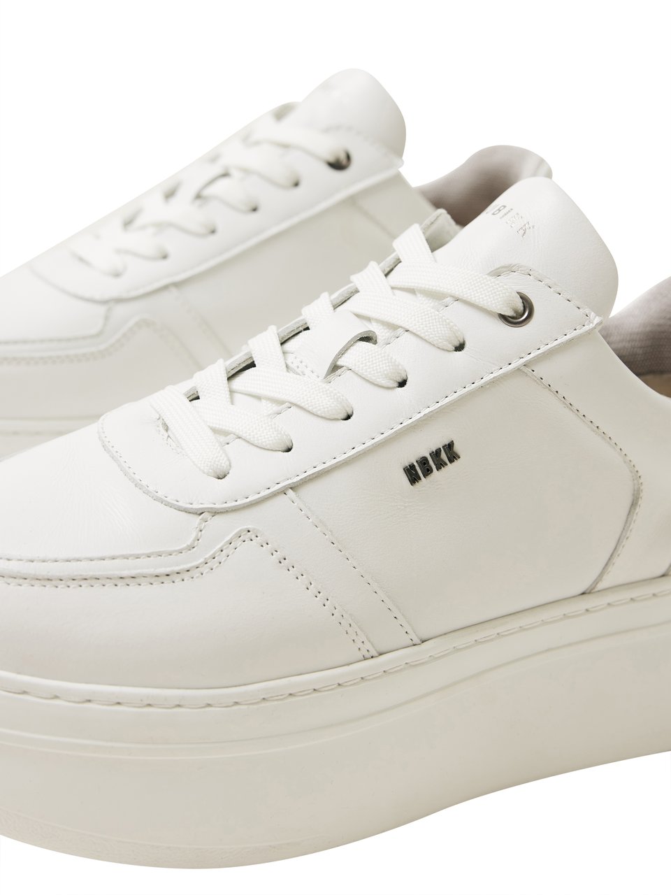 Nubikk Bayou Platform | Witte Sneakers voor Dames Divers