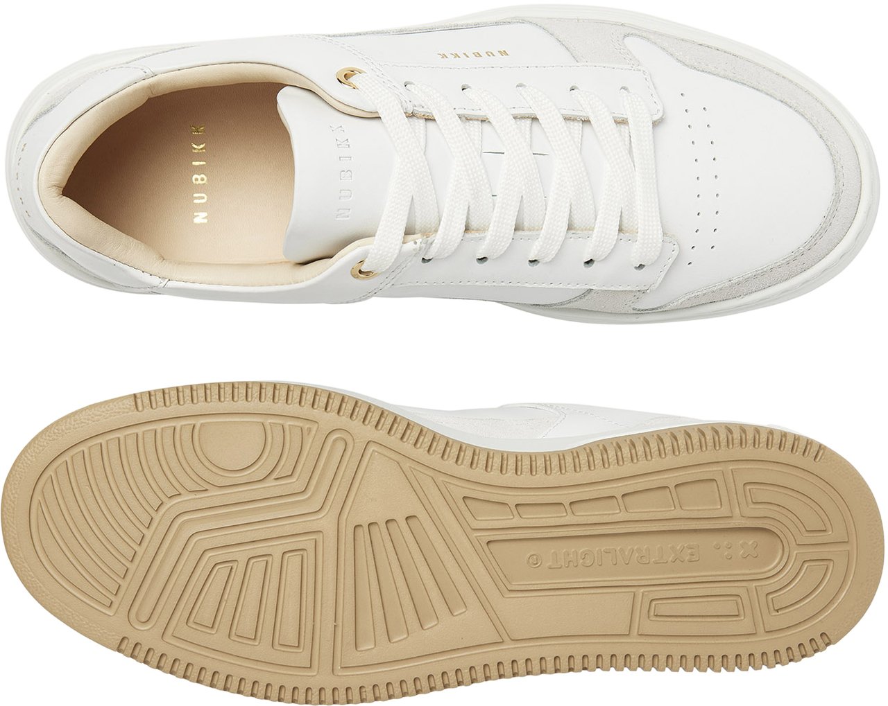 Nubikk Basket Court | Witte Sneaker voor Dames Divers