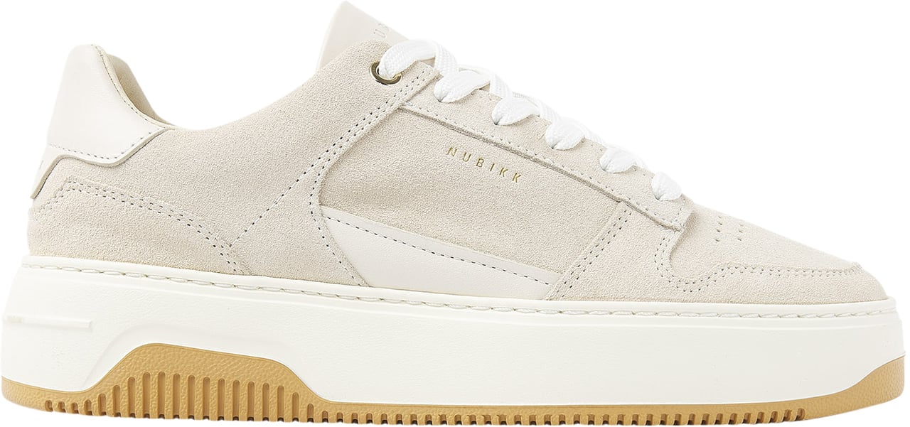 Nubikk Basket Court Miele | Beige Combi Sneaker voor Dames Divers