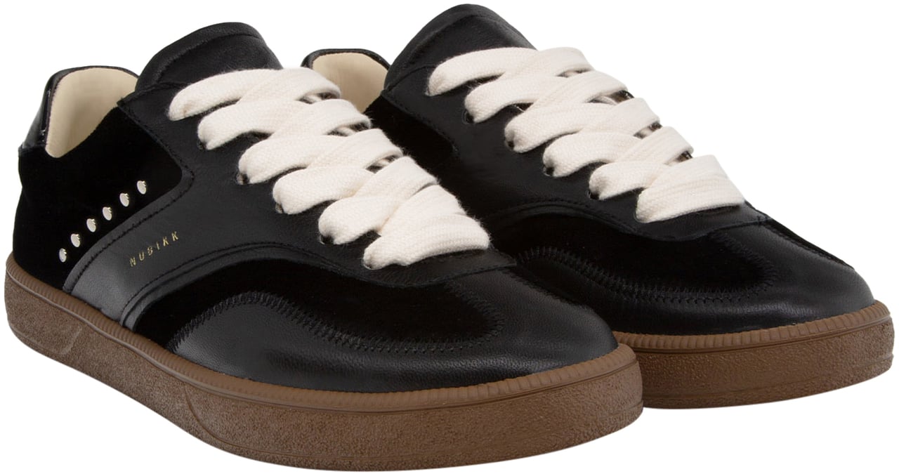 Nubikk Ray Owen Studs | Zwarte Sneakers voor Dames Divers