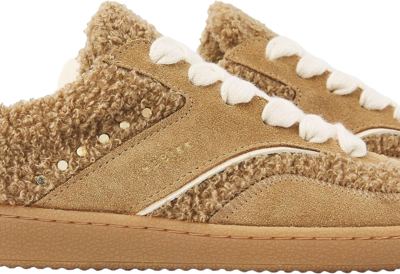 Nubikk Dames Ray Owen Studs Sneaker Beige Beige