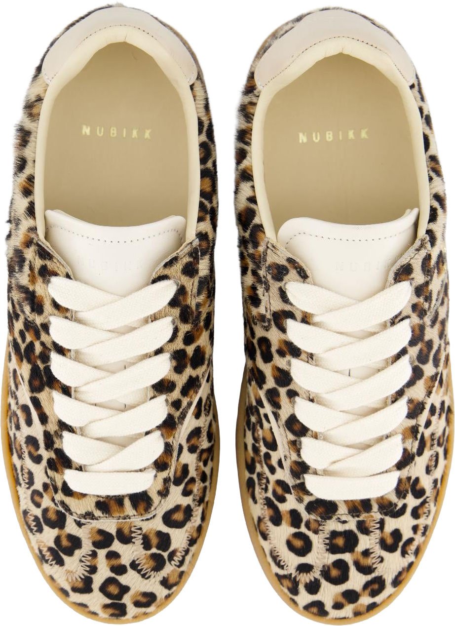 Nubikk Dames Ray Owen Studs Sneaker Beige Beige