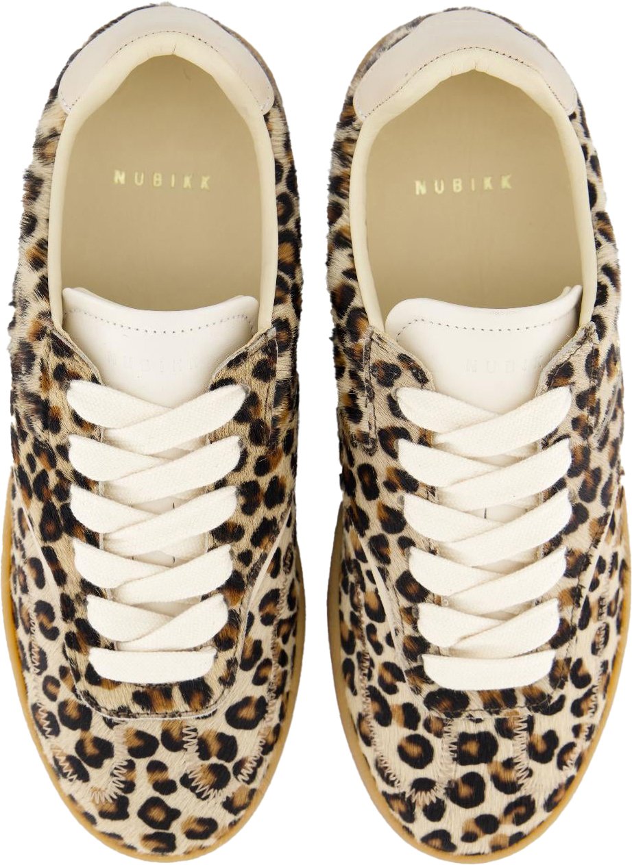 Nubikk Dames Ray Owen Studs Sneaker Beige Beige