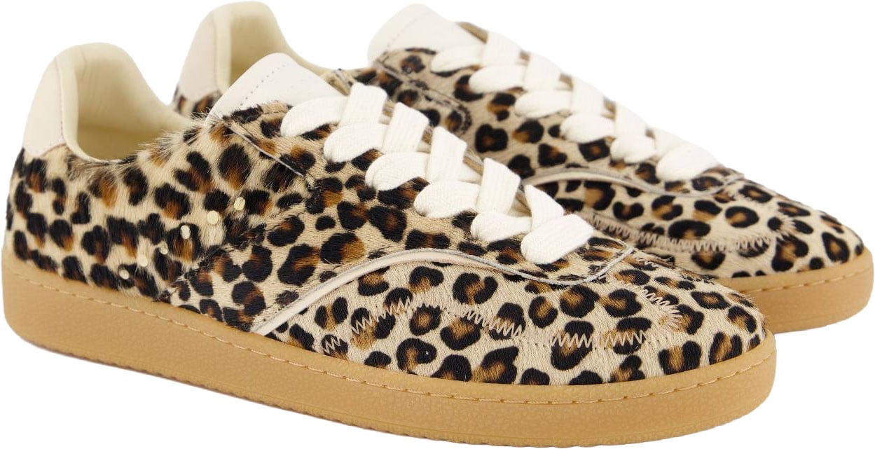 Nubikk Dames Ray Owen Studs Sneaker Beige Beige