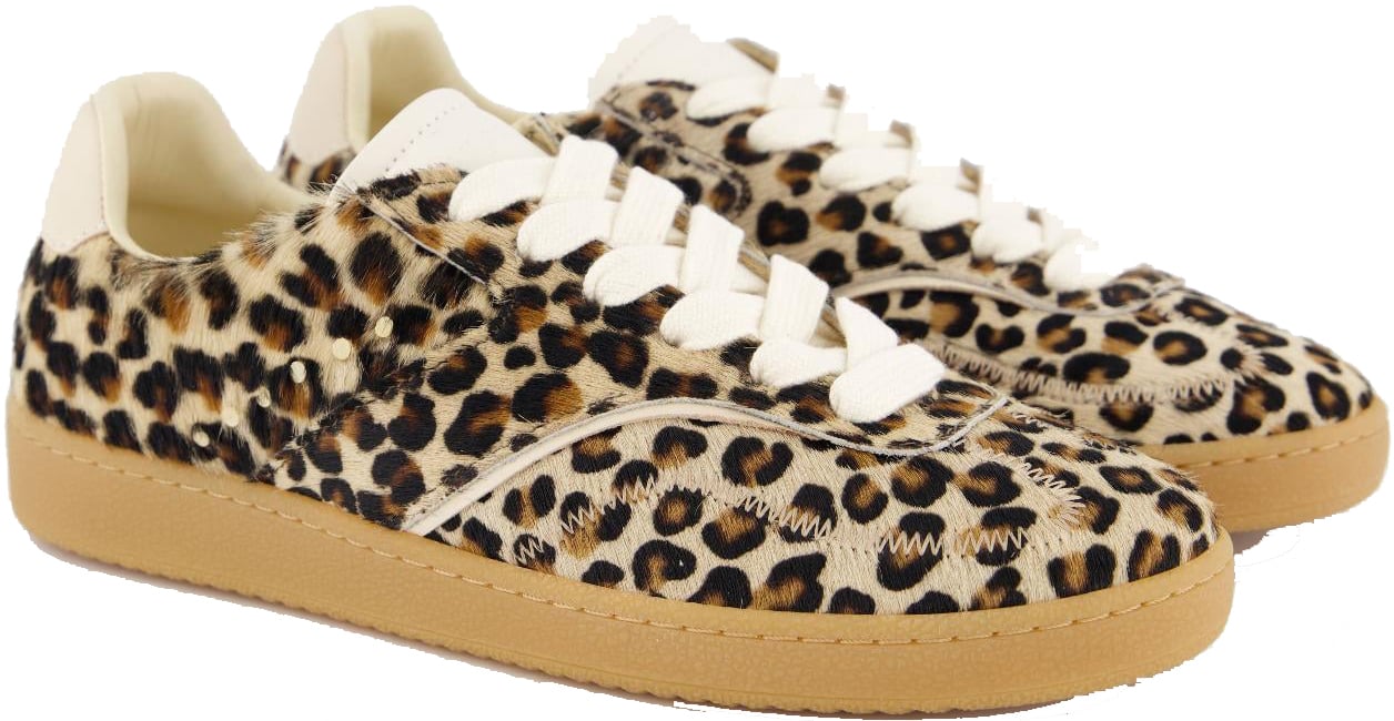 Nubikk Dames Ray Owen Studs Sneaker Beige Beige