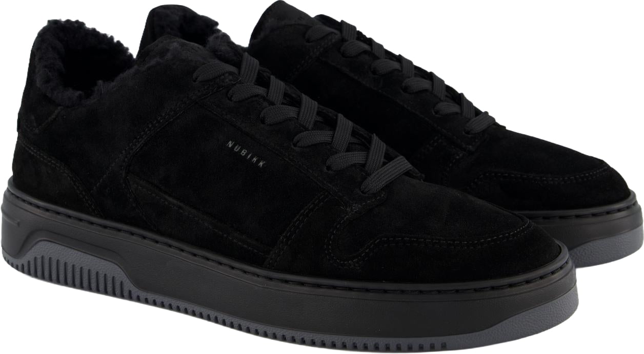 Nubikk Heren Basket Court Fur (M) sneakers Zwart