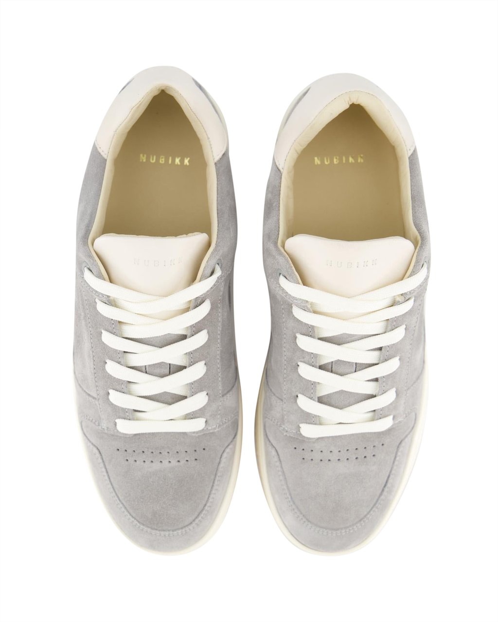 Nubikk Heren Basket Court Sneaker Grijs Grijs
