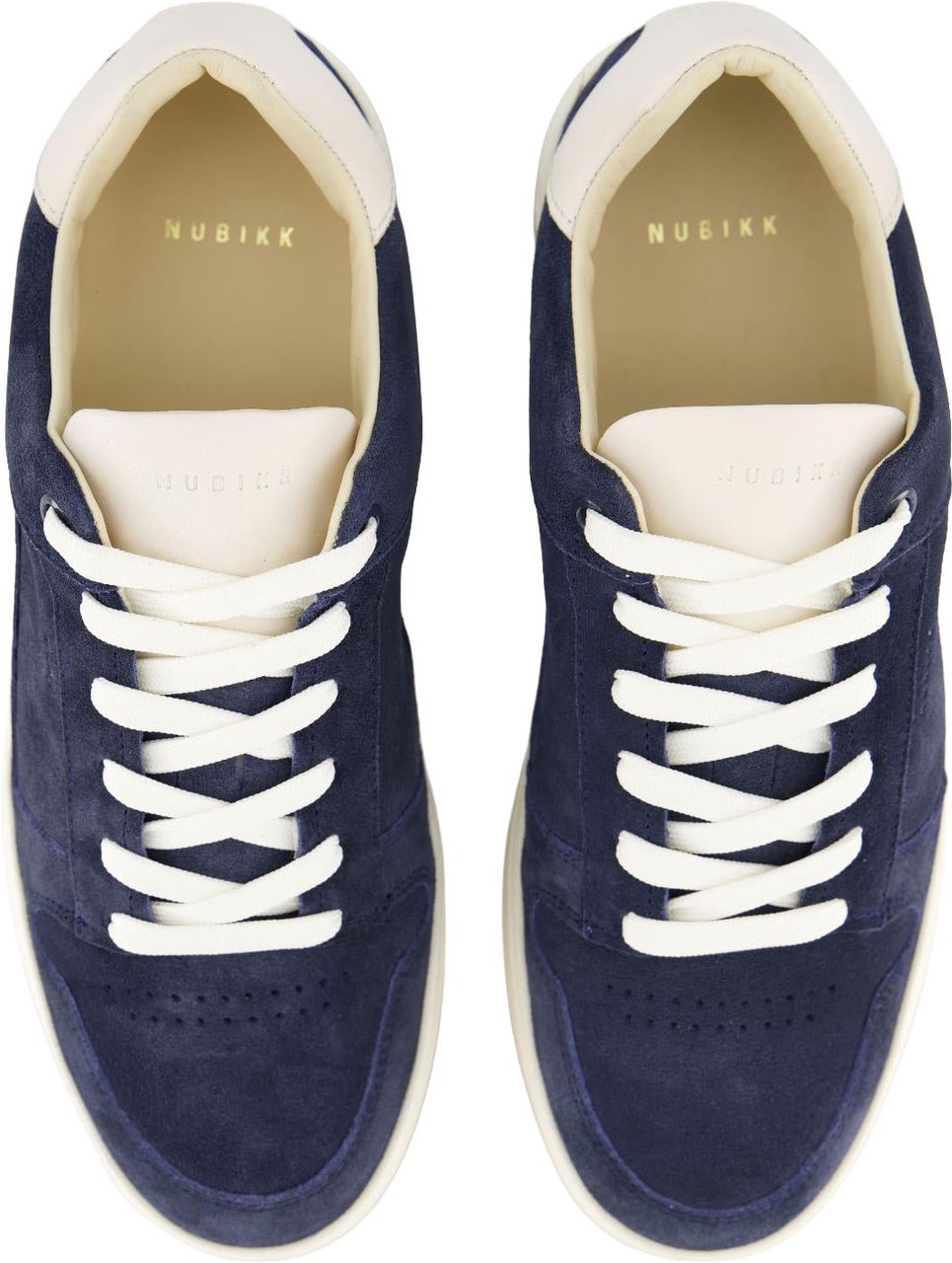 Nubikk Heren Basket Court Sneaker Blauw Blauw
