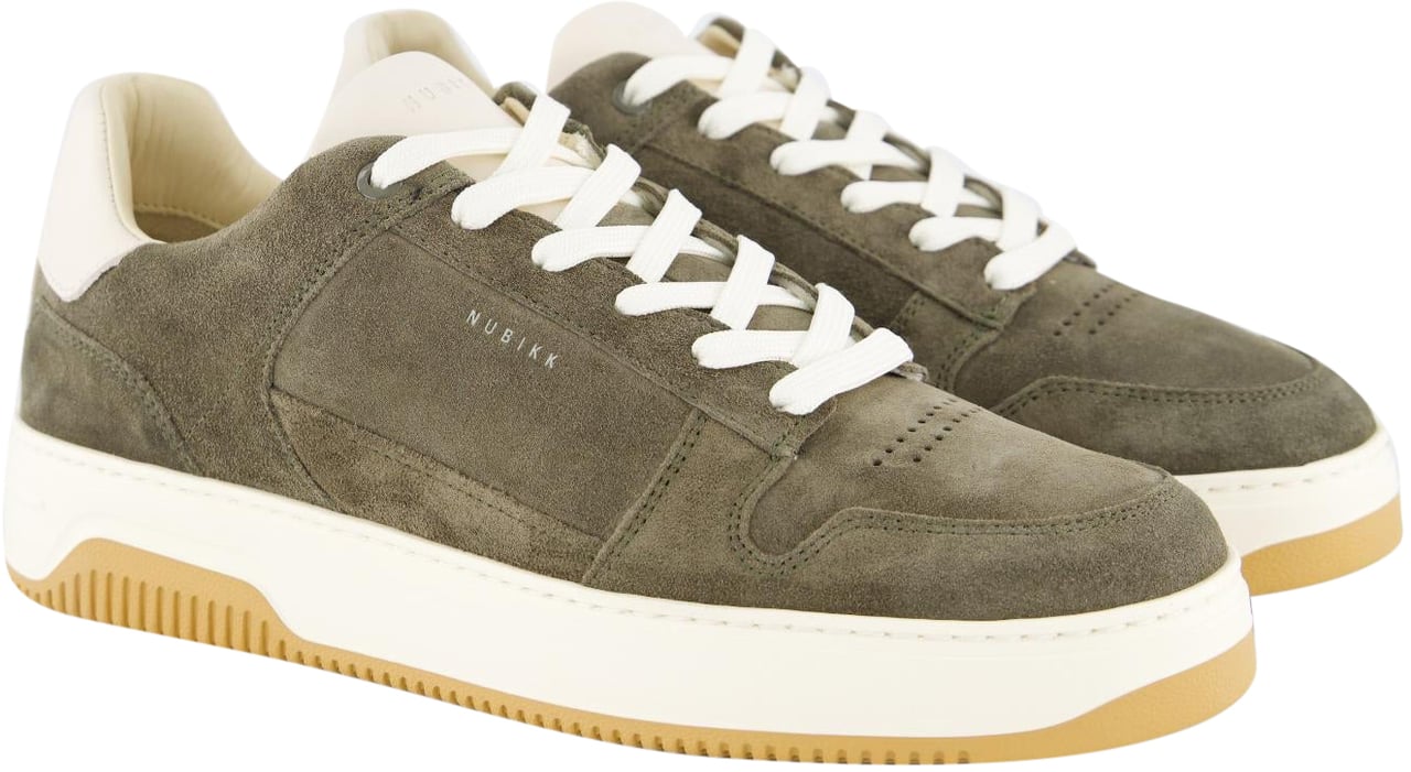 Nubikk Heren Basket Court Sneaker Groen Groen