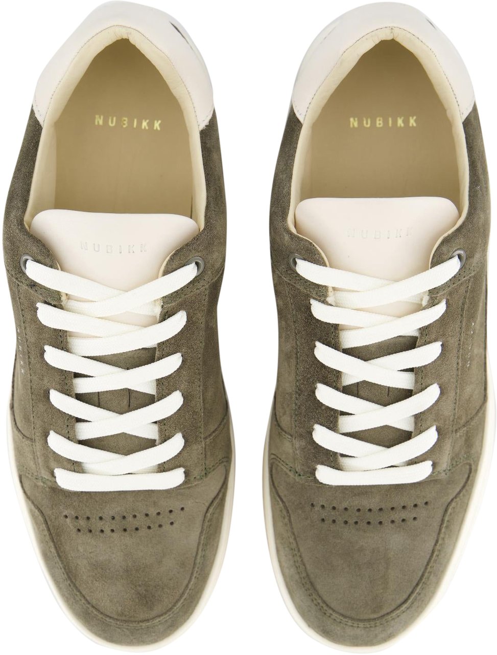 Nubikk Heren Basket Court Sneaker Groen Groen