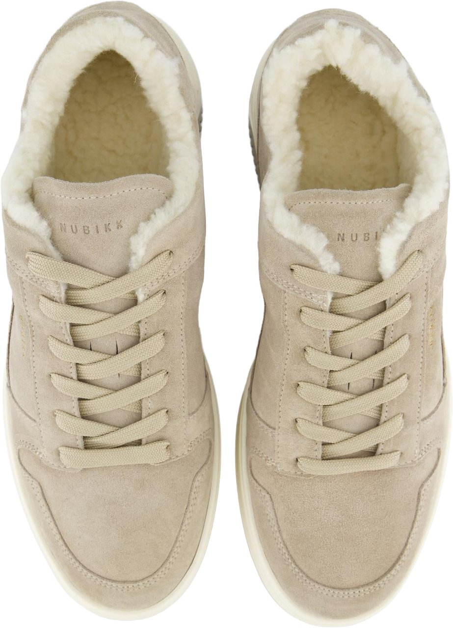 Nubikk Dames Basket Teddy (L) sneakers Beige