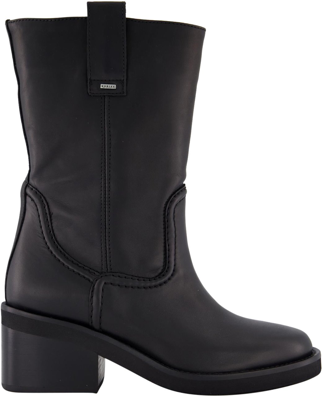 Nubikk Dames Cassy Slouch Boot Zwart Zwart