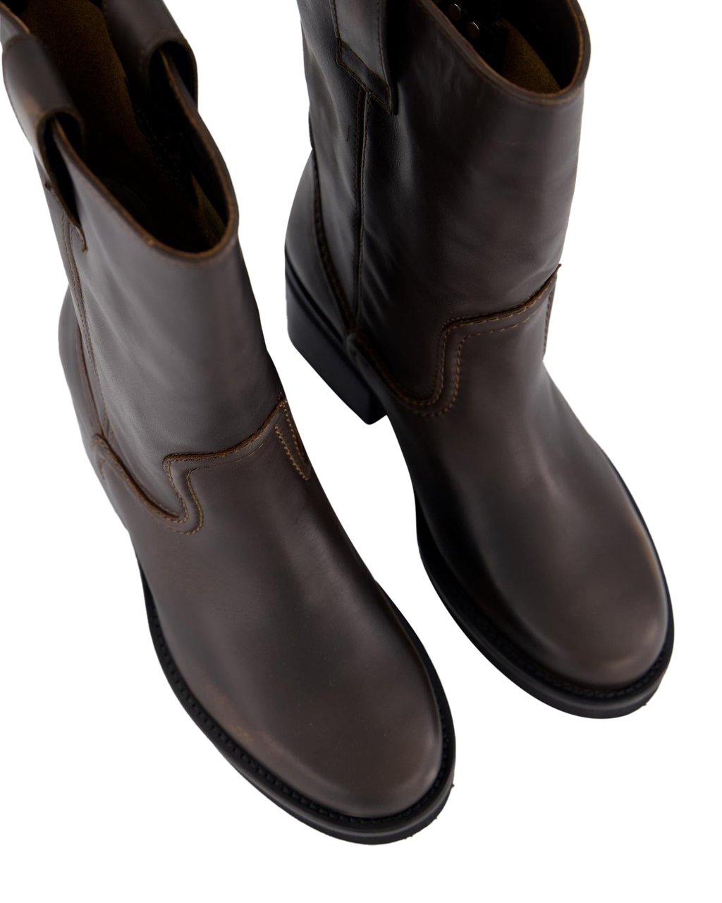Nubikk Dames Cassy Slouch Boot Bruin Bruin