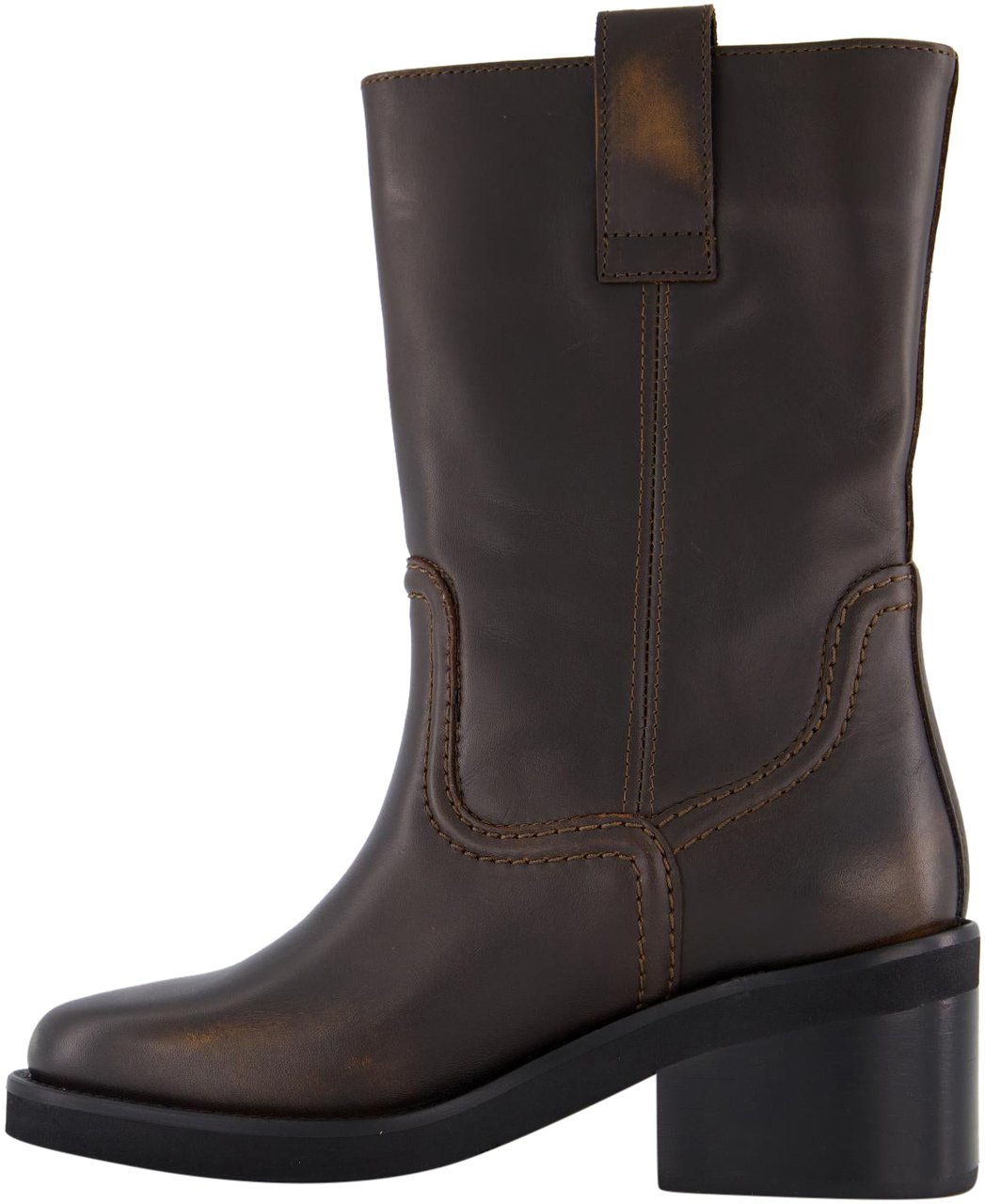 Nubikk Dames Cassy Slouch Boot Bruin Bruin