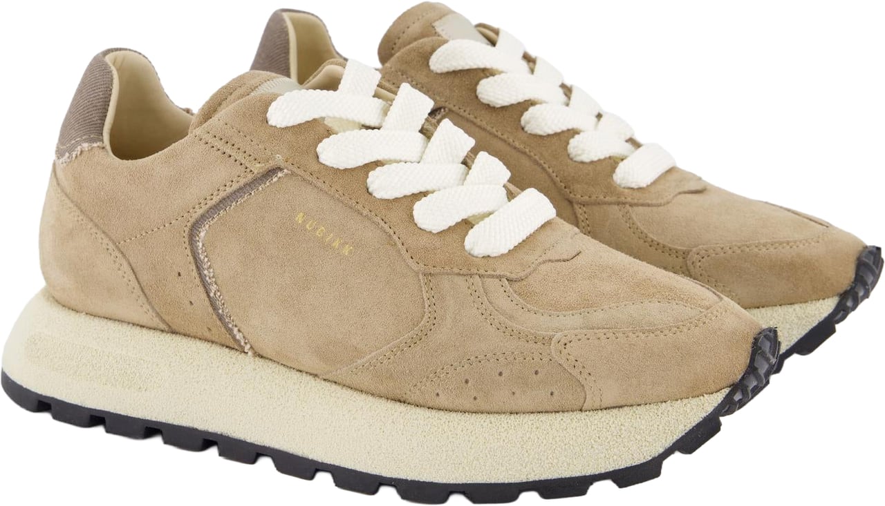 Nubikk Dames Rose Nomad Fur sneakers Beige