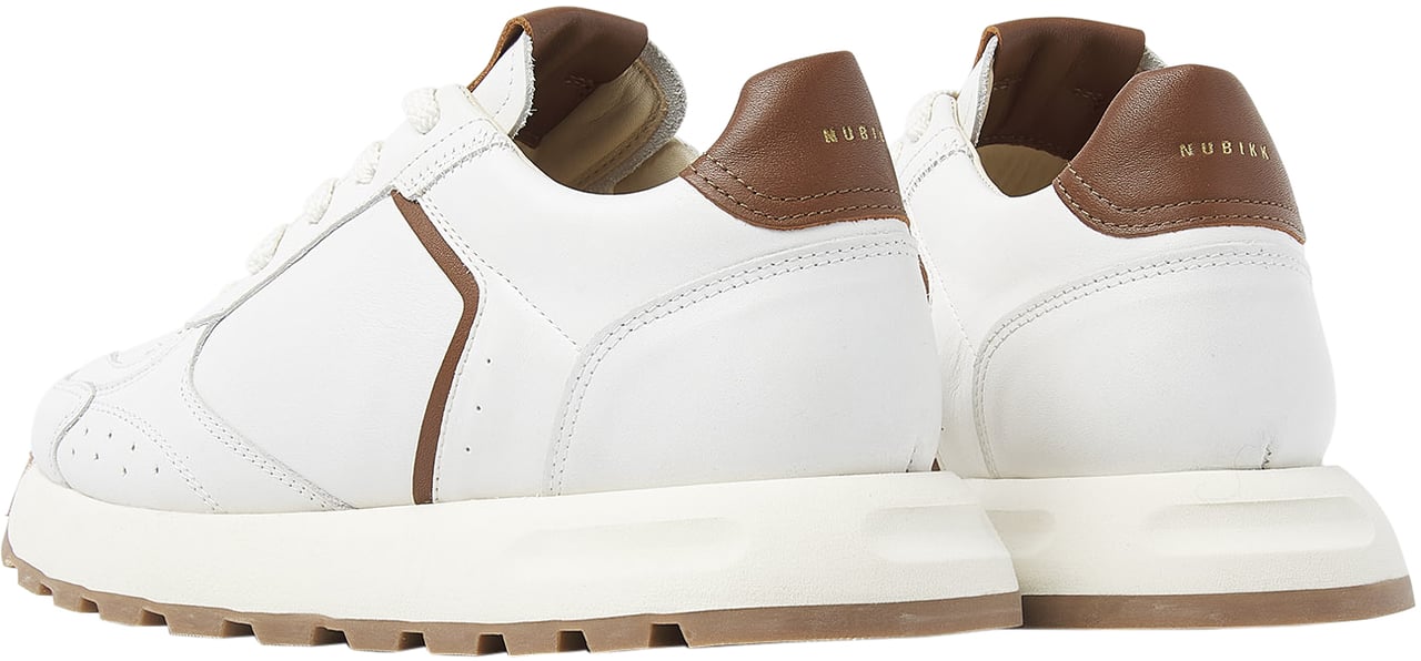 Nubikk Rose Nomad | Off White Sneaker voor Dames Bruin