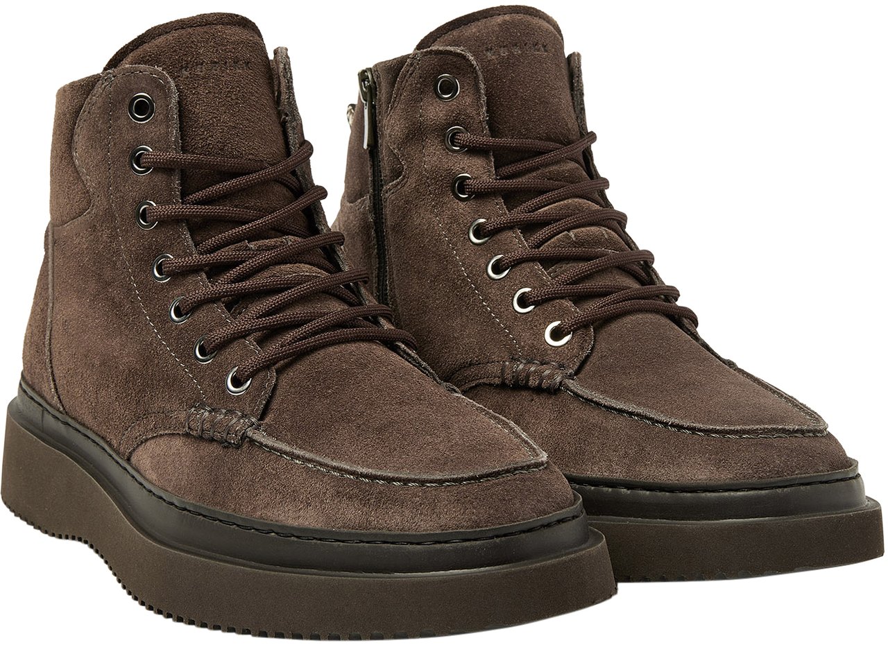 Nubikk Jonah Arctic Fur | Donkerbruine Boots voor Heren Divers