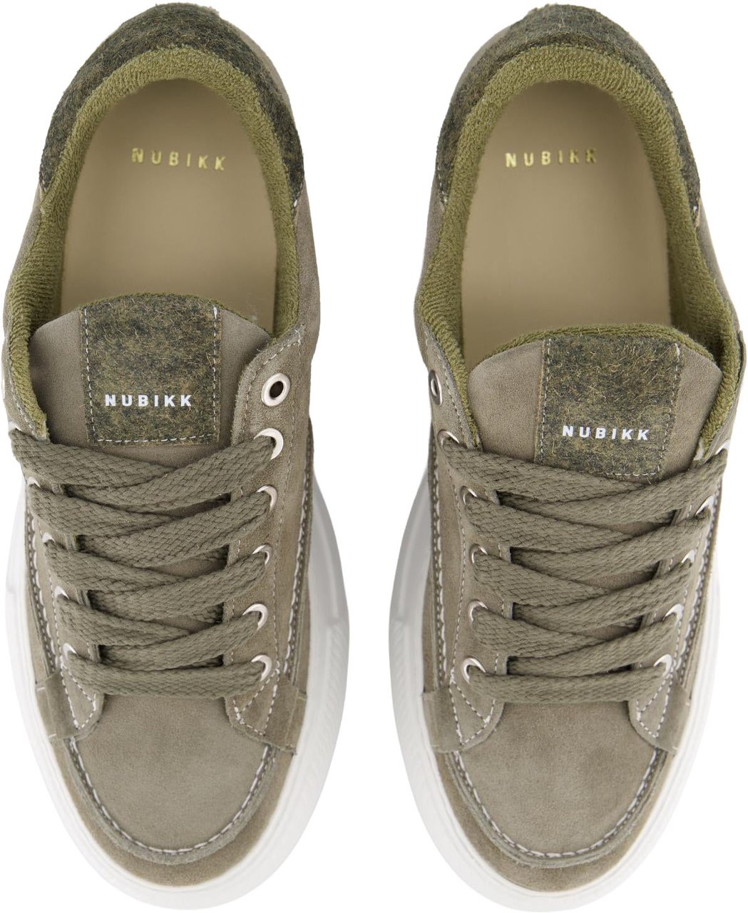 Nubikk Heren Caldera Tora Sneaker Groen Groen
