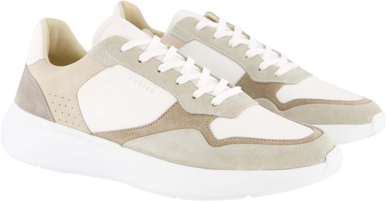 Nubikk Heren Rocky Road Wave Wit/Beige Wit