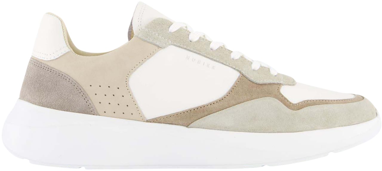 Nubikk Heren Rocky Road Wave Wit/Beige Wit