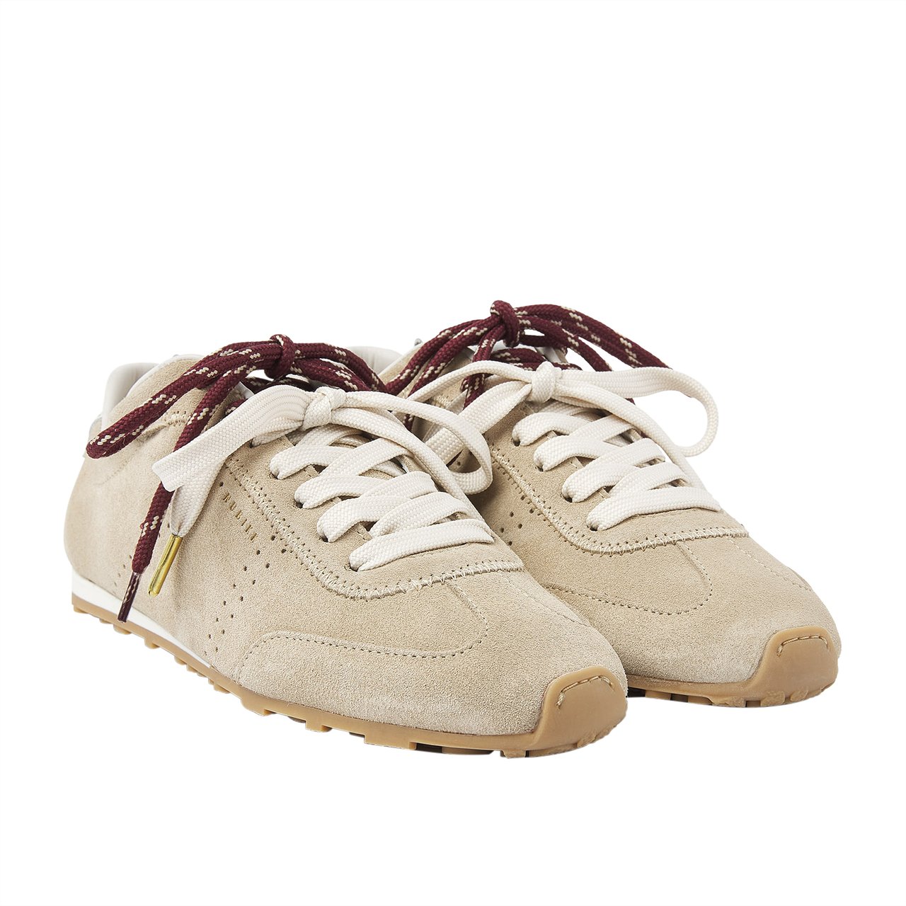 Nubikk Billy Lou | Beige Suède Sneakers voor Dames Divers