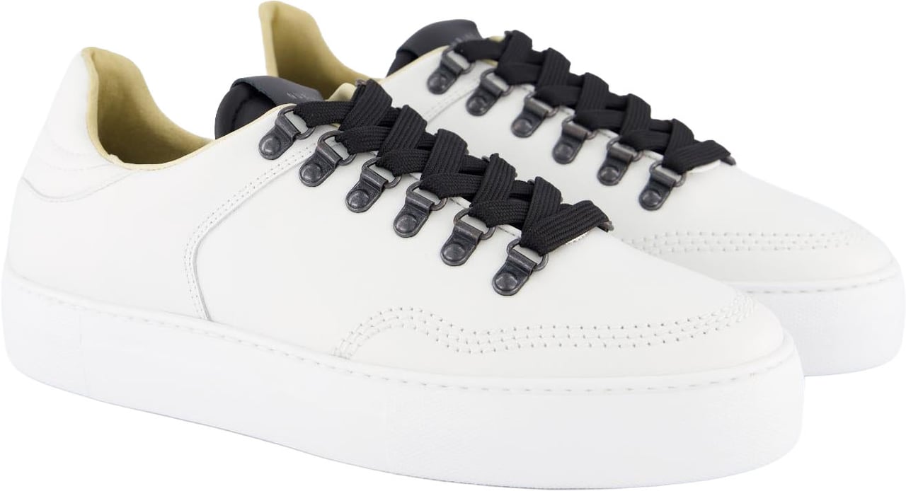 Nubikk Heren Jagger Roman Sneaker Wit Wit