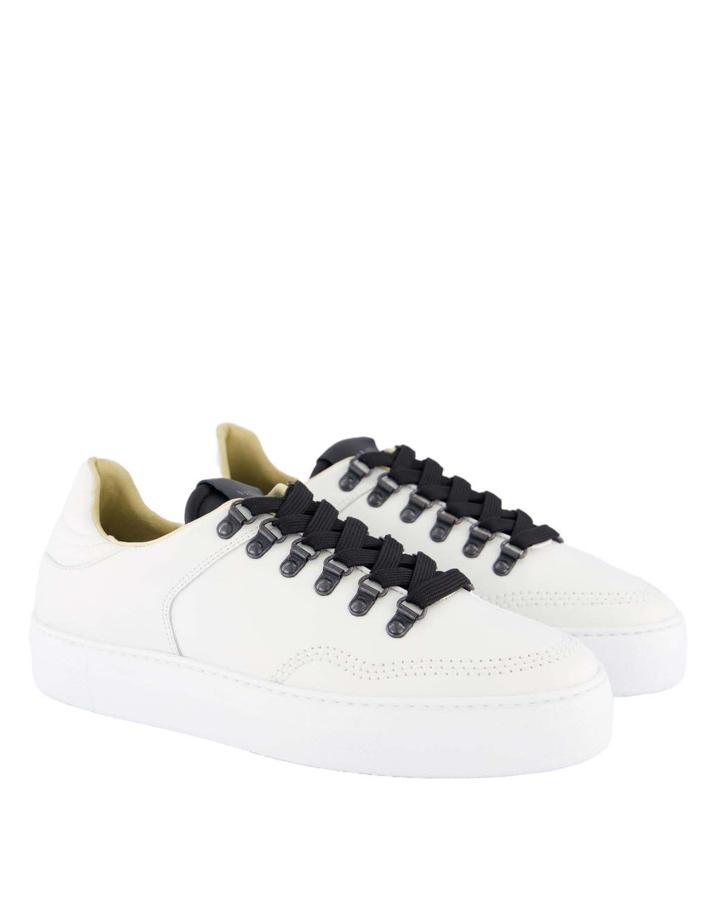 Nubikk Heren Jagger Roman Sneaker Wit Wit