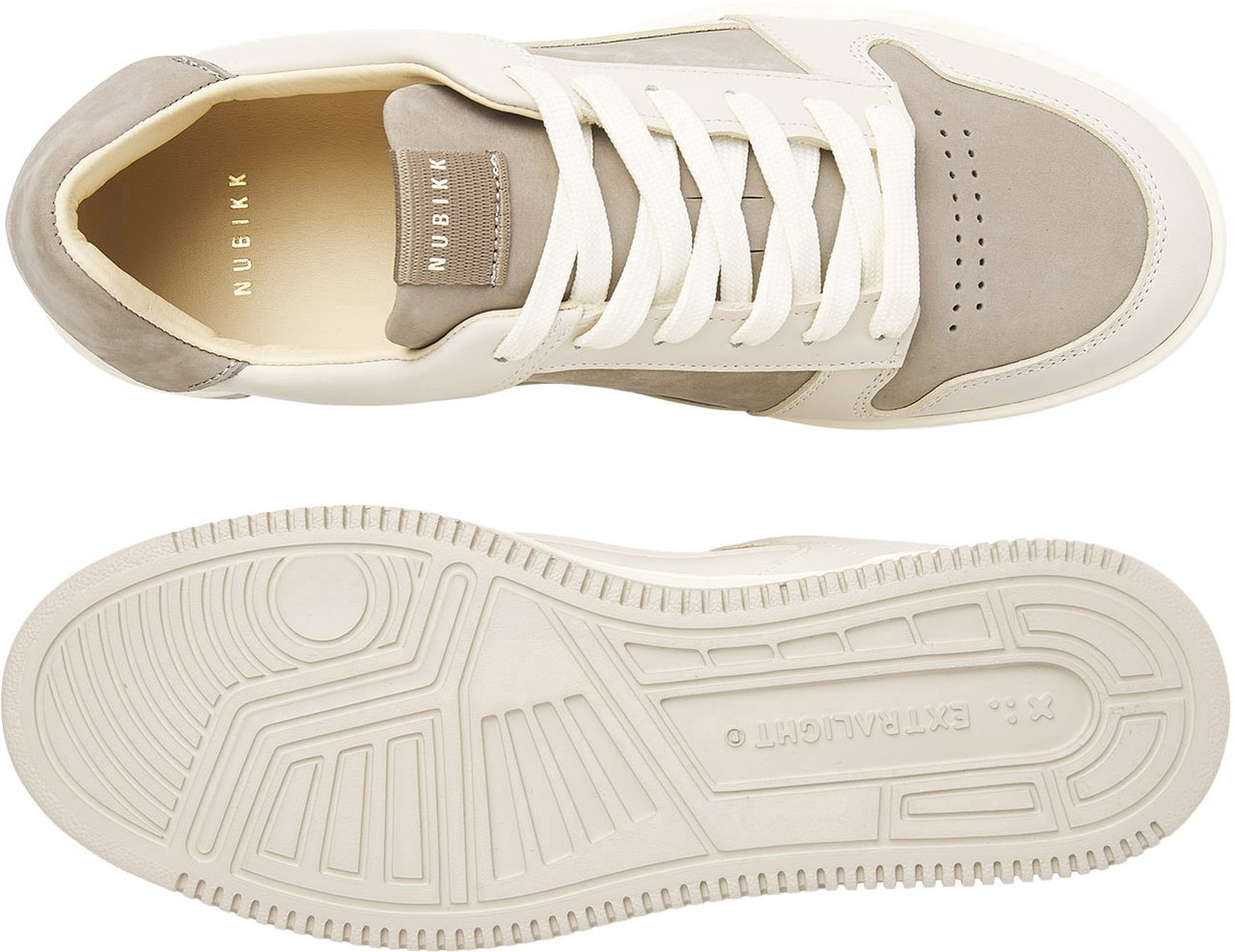 Nubikk Basket Rae | Grijze Sneakers voor Heren Divers