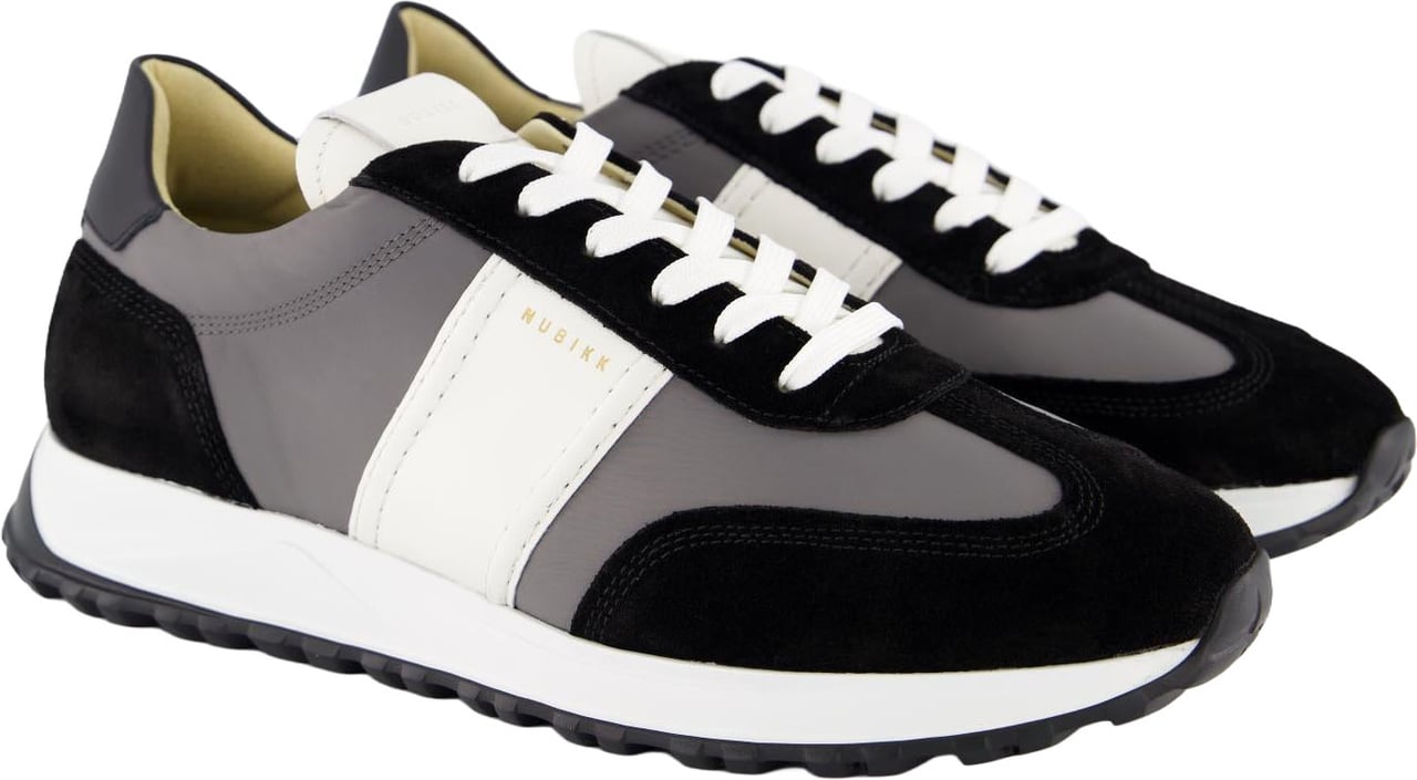 Nubikk Heren Glen Hendrix Sneaker Zwart Zwart