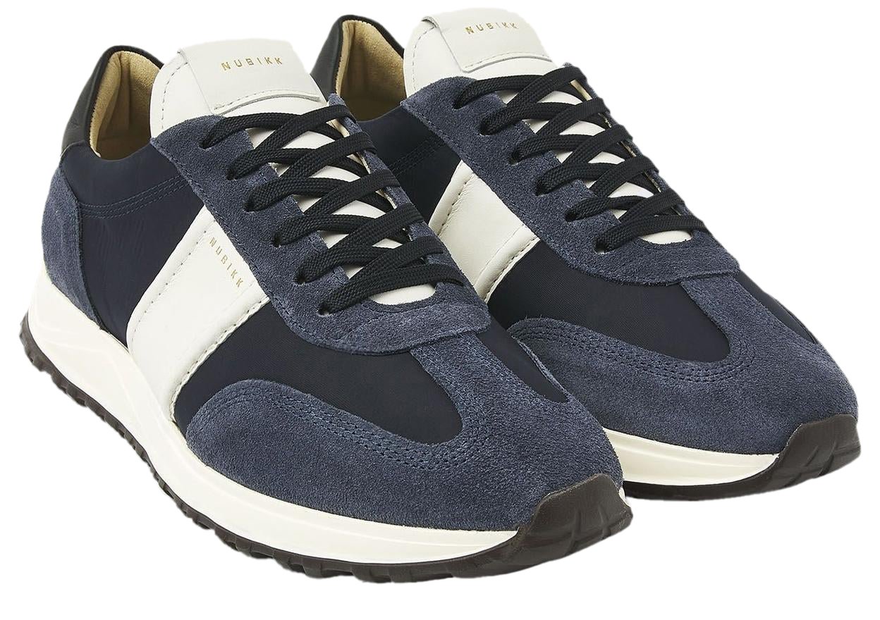 Nubikk Heren Glen Hendrix Sneaker Blauw Blauw