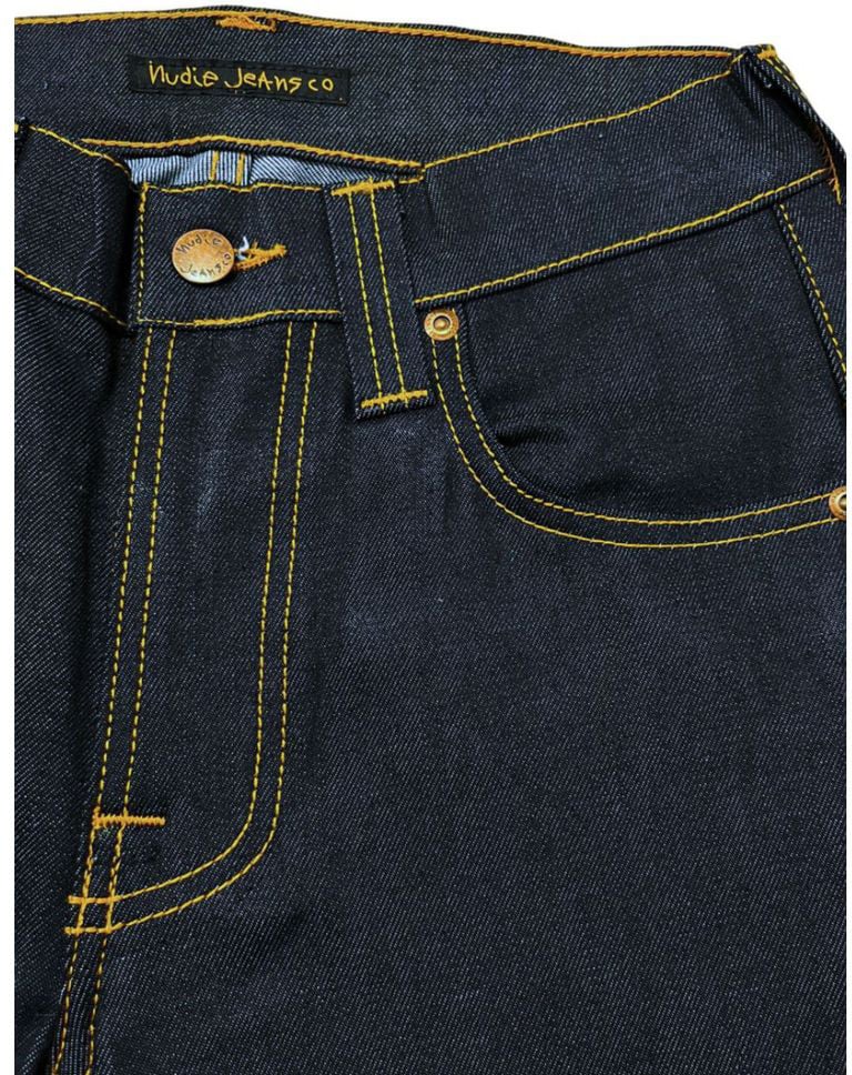 Nudie Jeans Blue Cotton Women's Jeans Blauw