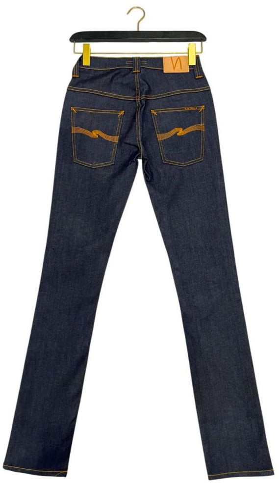 Nudie Jeans Blue Cotton Women's Jeans Blauw