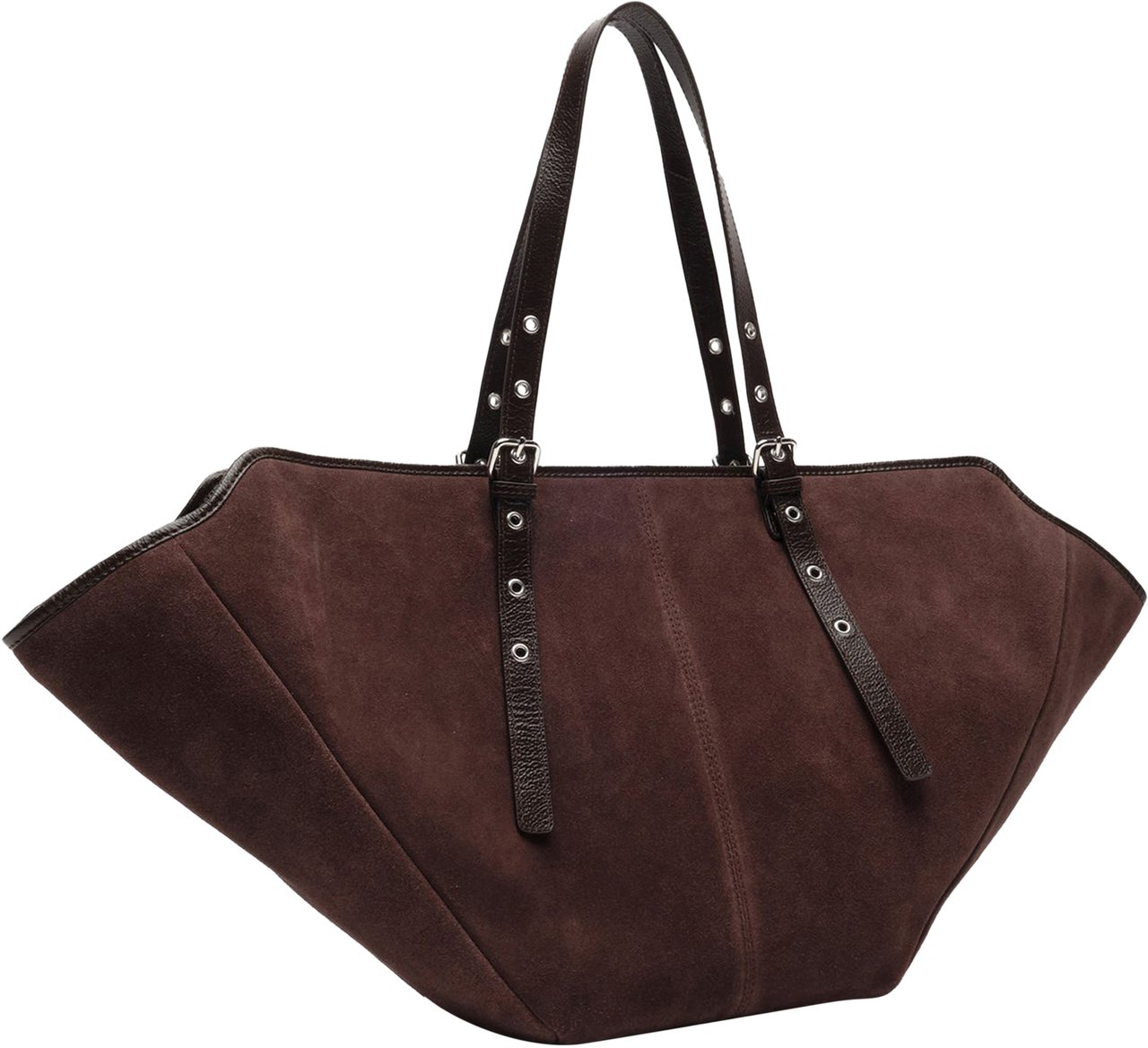 Nunoo Nora Suede Tas Wit