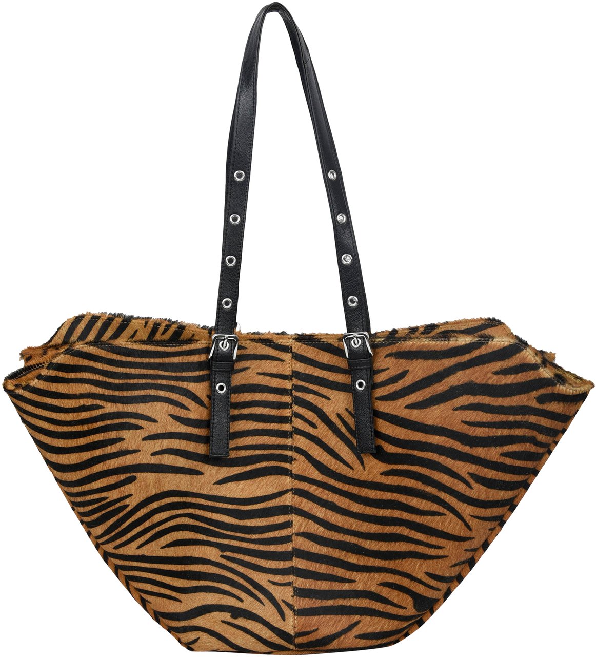 Nunoo Nora Stripes Deluxe Tas Wit