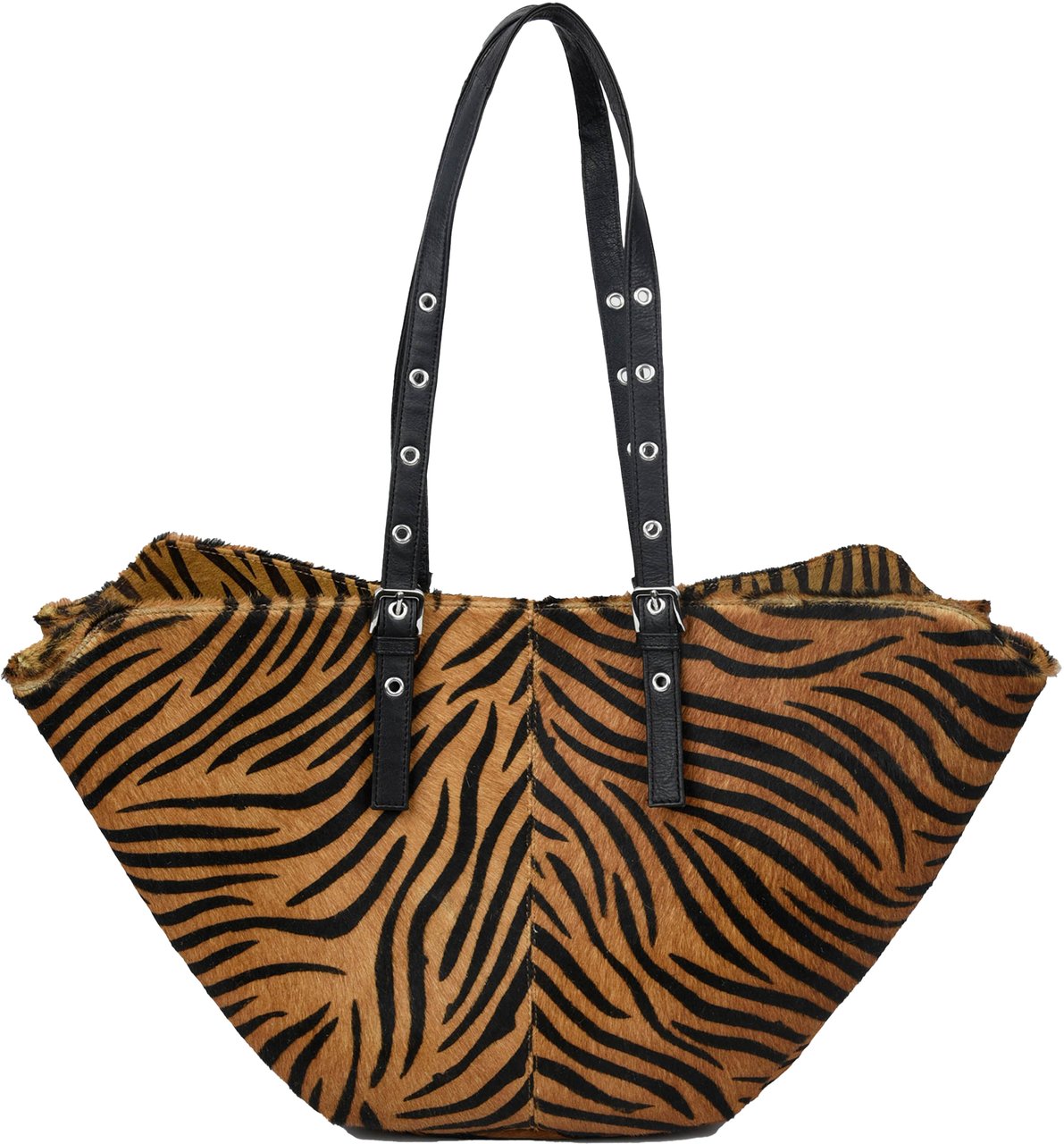 Nunoo Nora Stripes Deluxe Tas Wit
